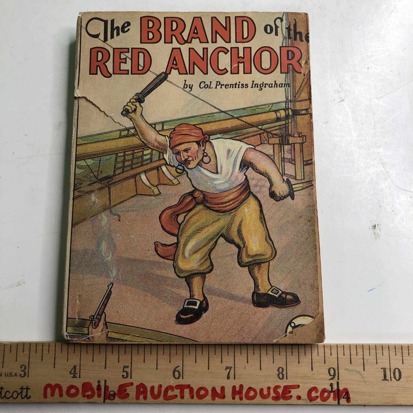 Brand of the Red Anchor by Col. Prentiss Ingraham 1930 Arthur Westbrook PIRATE