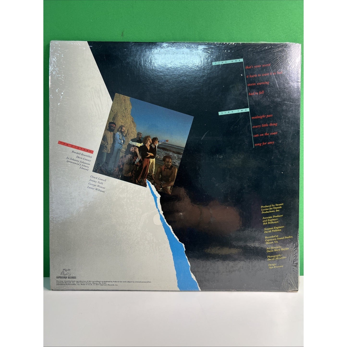 Sea Level - Cats On The Coast - 1977 Capricorn Records Vinyl Record LP Album