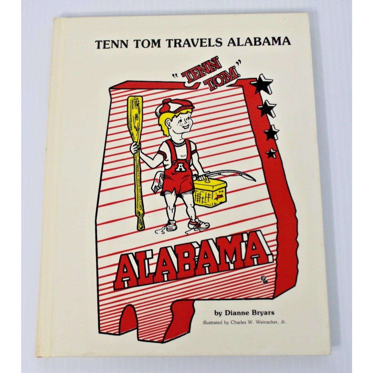 1990 1st Edition "Tenn Tom Travels Alabama" Dianne Bryars, Illustrated Weinacker