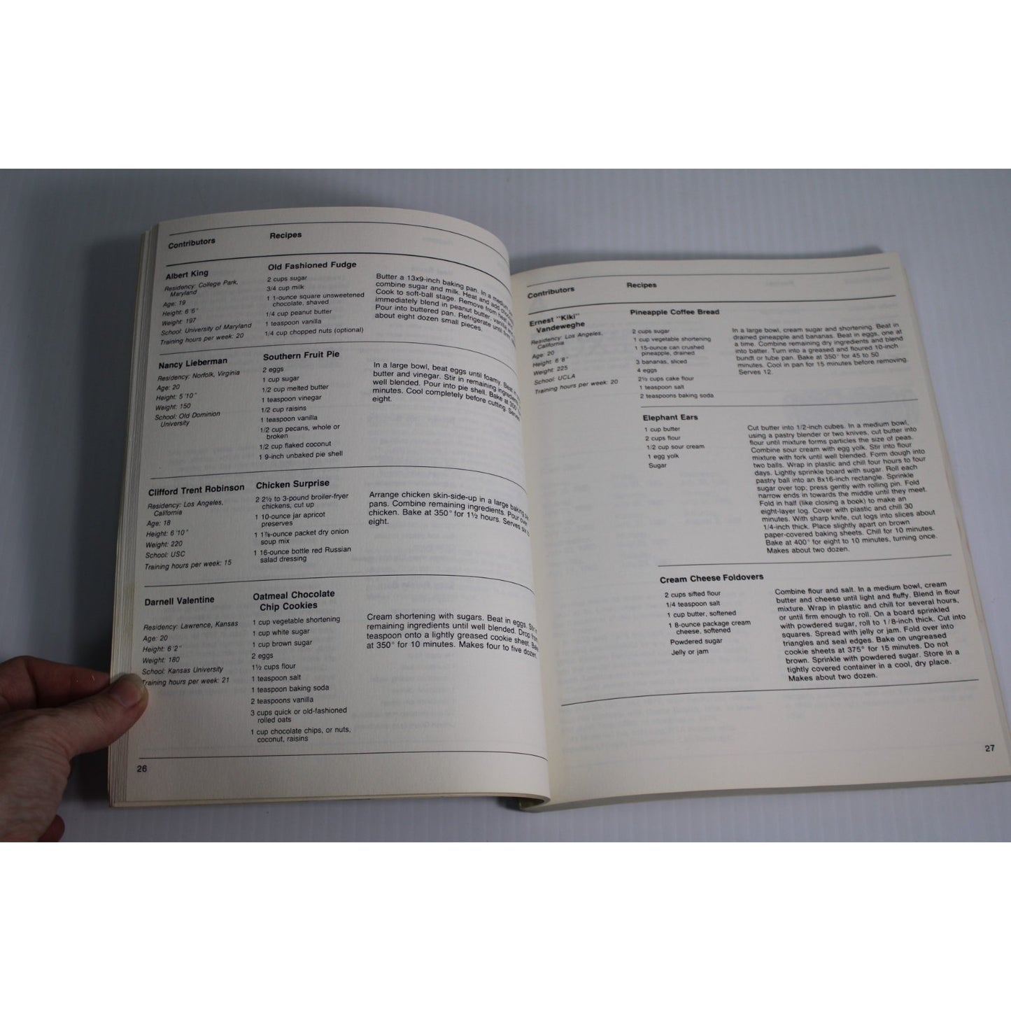 Vintage 1980 Moscow Olympics US Team Boycott Cookbook Schedule of Events 1979