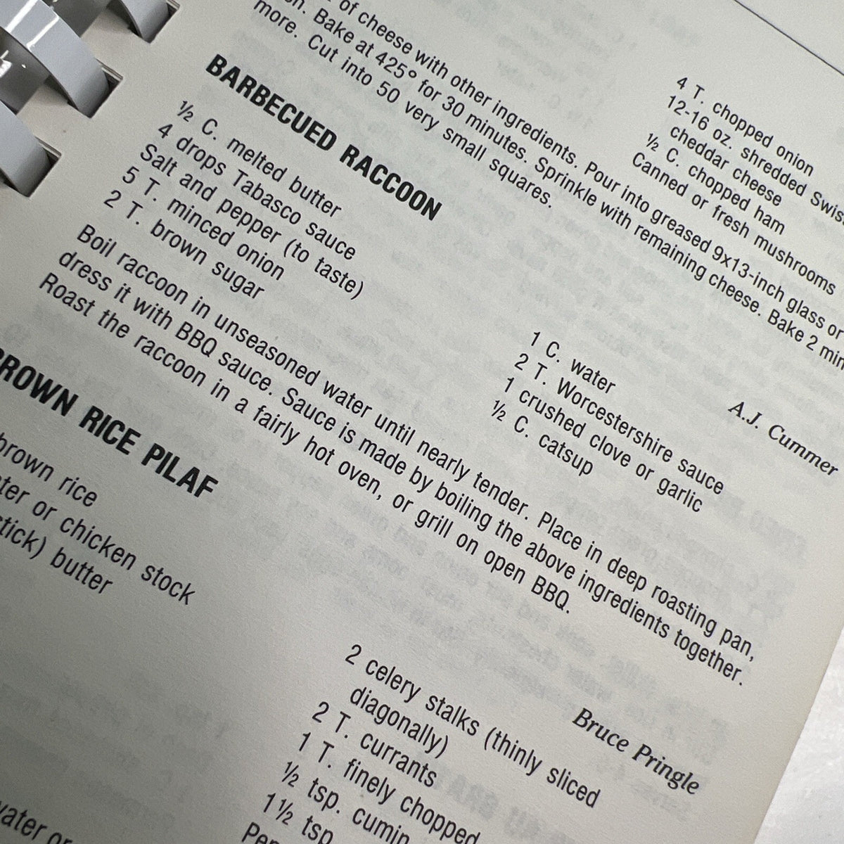 KCC Culinary Club Cookbook By Kirkwood Comm. College Cedar Rapids Iowa Recipes