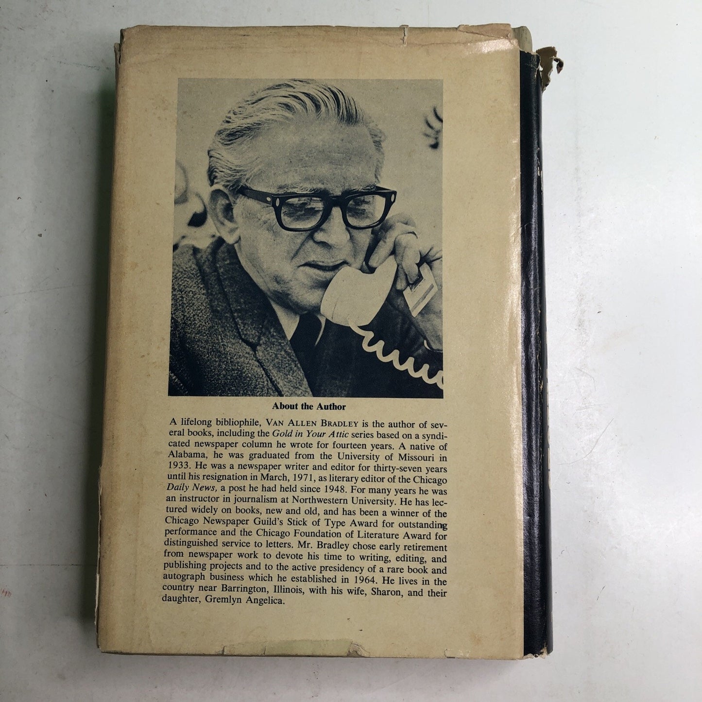Van Allen Bradley THE BOOK COLLECTOR'S HANDBOOK OF VALUES 1972 HC DJ
