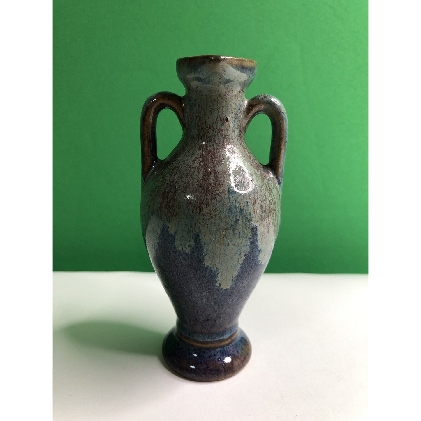 1920’s COINTREAU FRERES Figural Mini BOTTLE Ewer France Double Handled Glazed