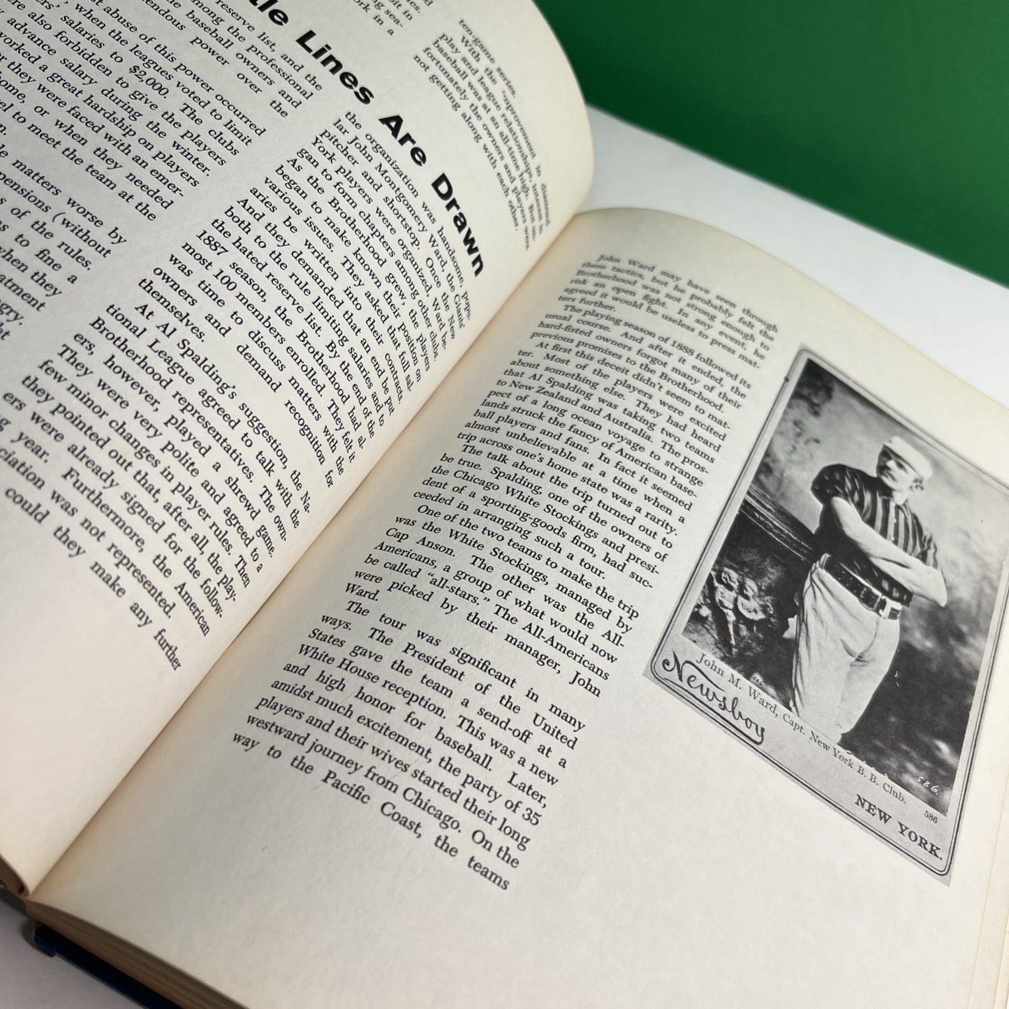 The Story of Baseball Illustrated Hardcover Book 1962 by John M. Rosenburg
