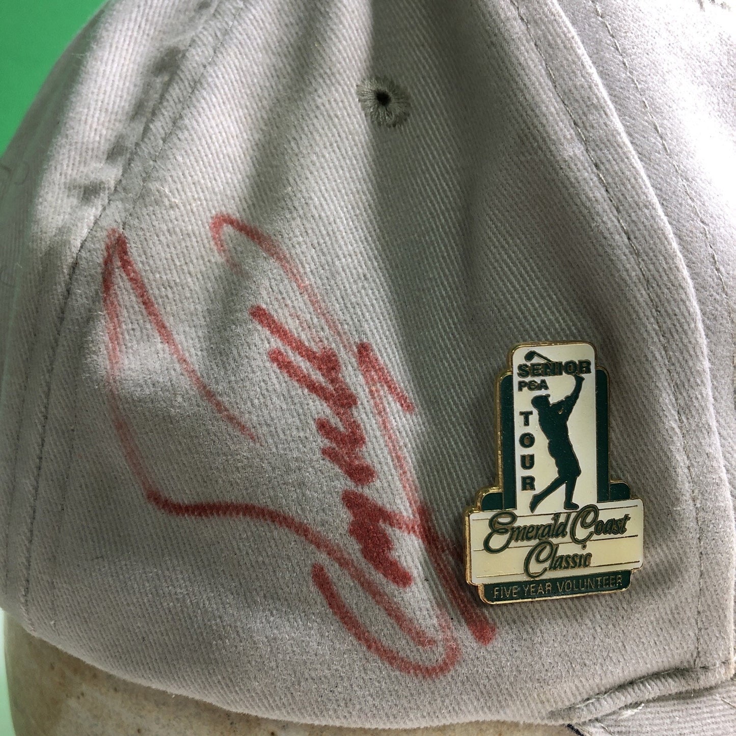 Autographed By Player Cap GOLF Senior PGA Tour EMERALD COAST CLASSIC