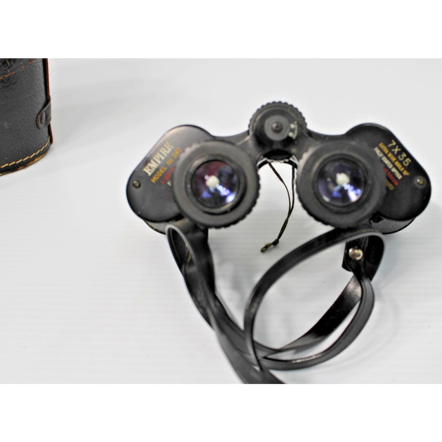 Vintage Empire Model 240 Binoculars 7x35 Extra Wide Angle w/ Fully Coated Optics