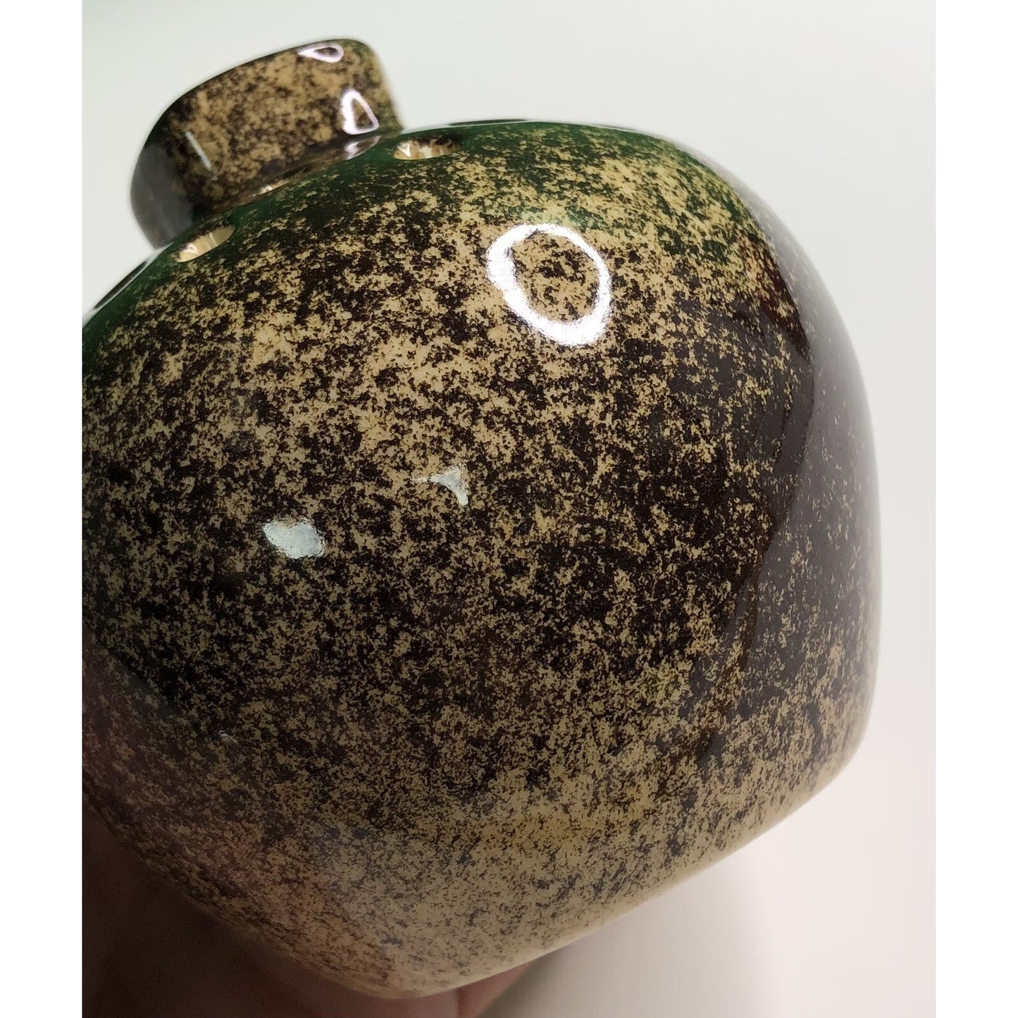 Vintage KELLOGGS ART POTTERY FLOWER FROG Incense Burner Northern Michigan