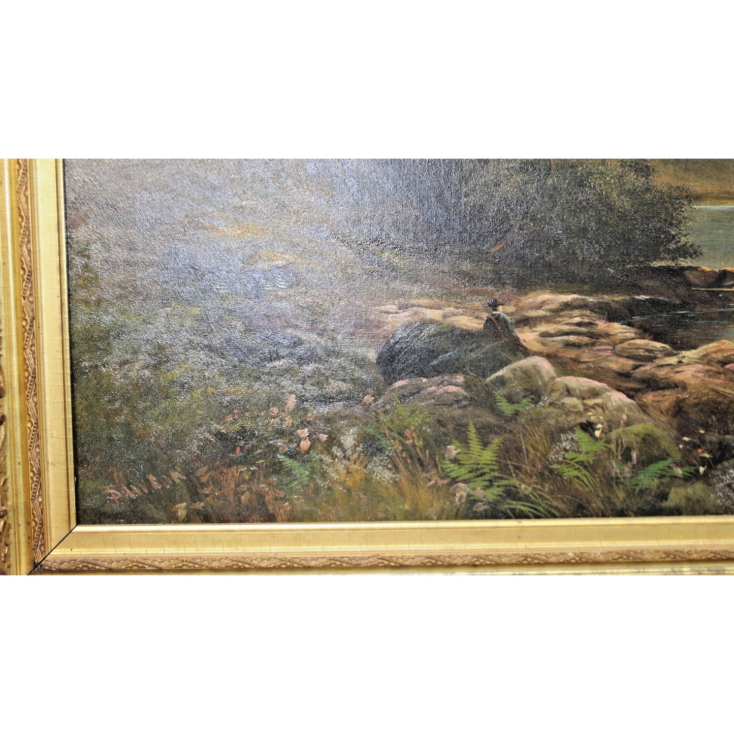 "Mississippi Valley" 19th Century Landscape Oil Painting- Henry Thomas Dawson