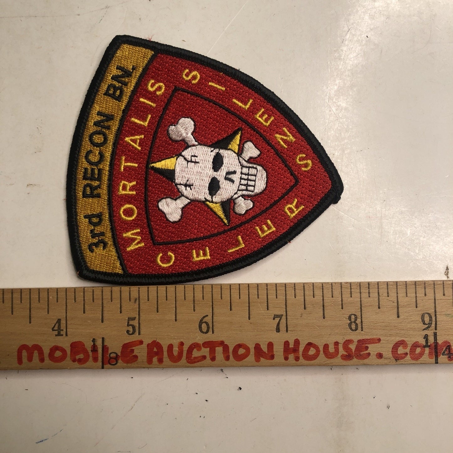 USMC 3d Reconnaissance Battalion "Celer, Silens, Mortalis" Military Patch