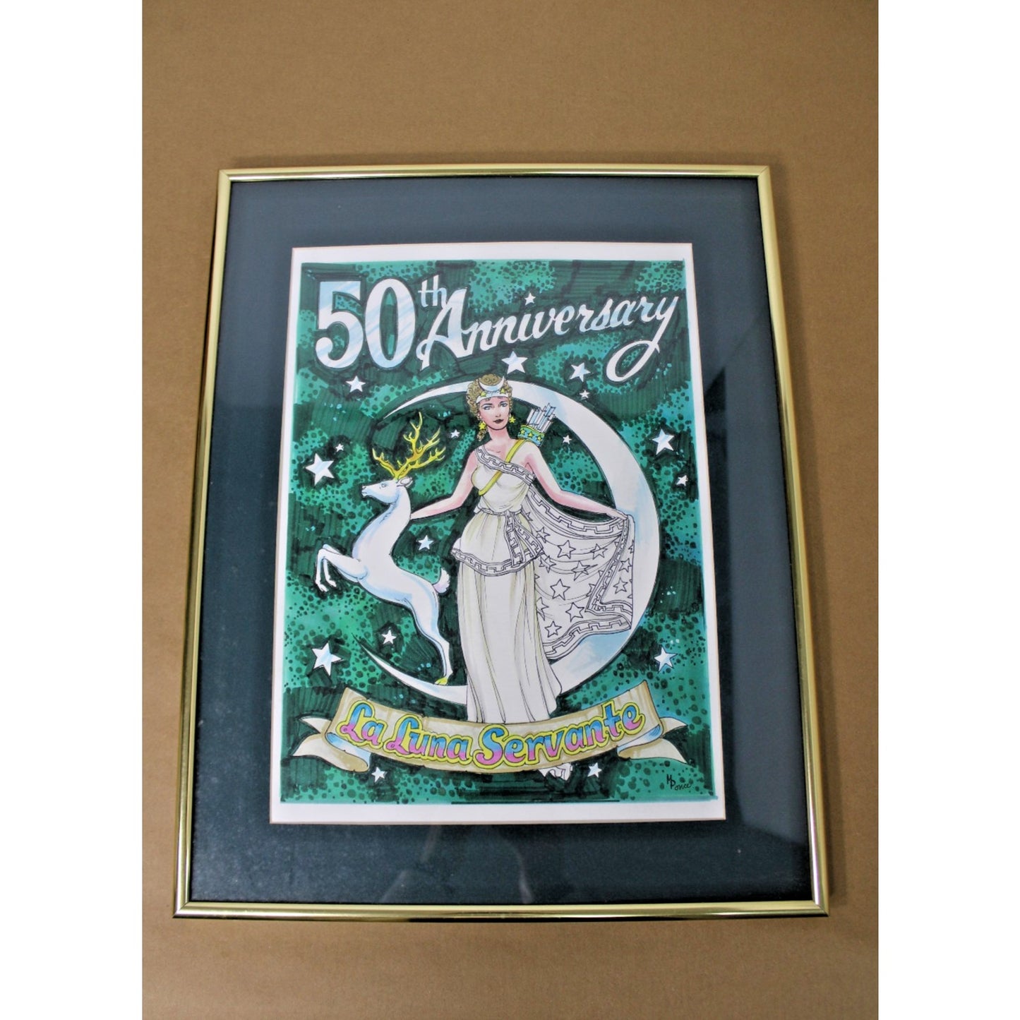 Mobile, AL Mardi Gras Krewe La Luna Servante 50th Anniversary Print Manuel Ponce