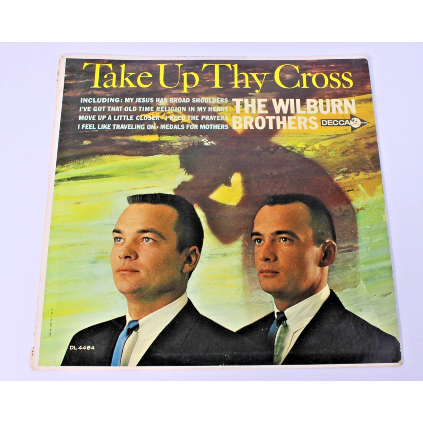 The Wilburn Brothers- Take Up Thy Cross, 1964 Decca DL 4464, Country, Gospel- EX