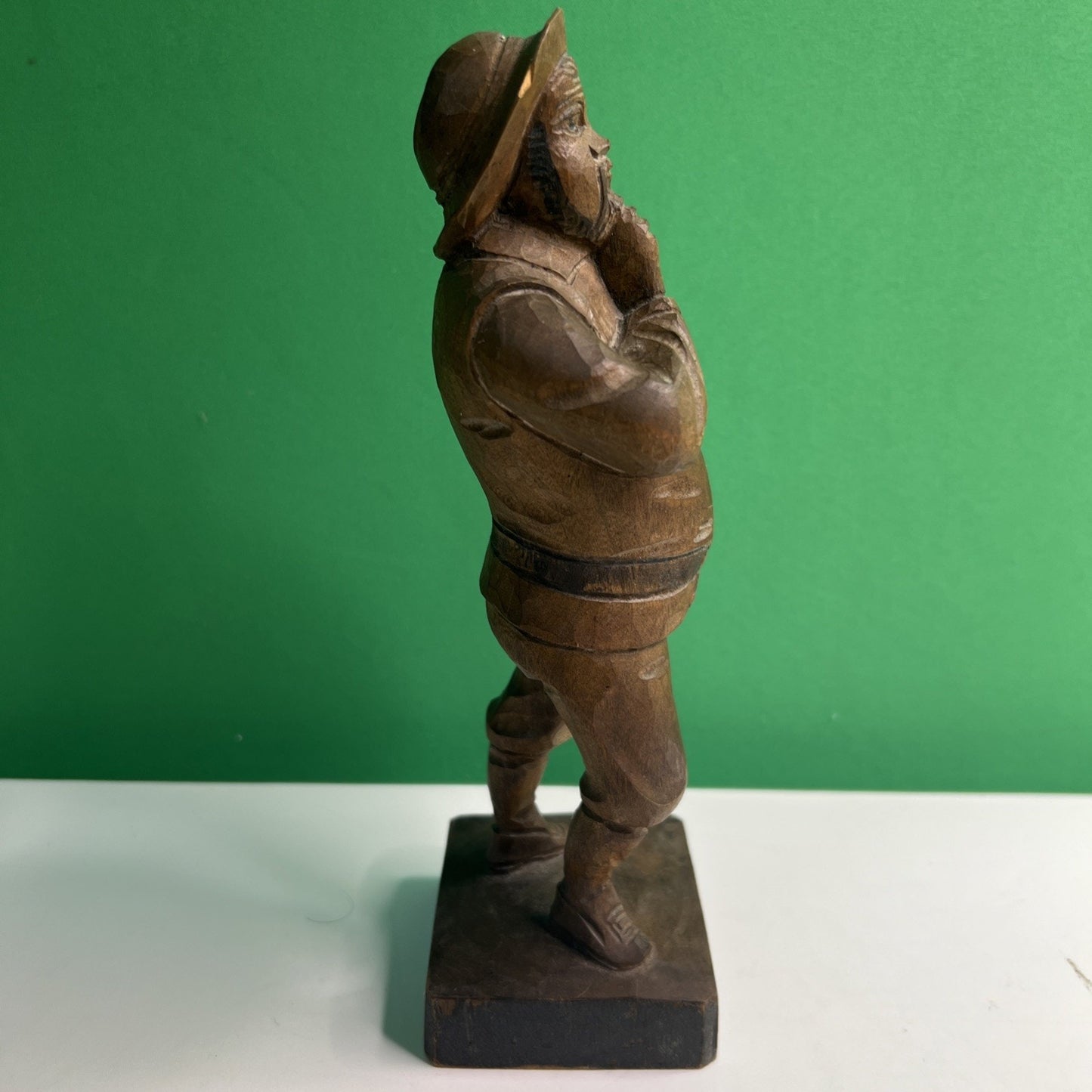 8” Hand Carved Wooden Sancho Panza Don Quixote's Side Kick by OURO of Spain