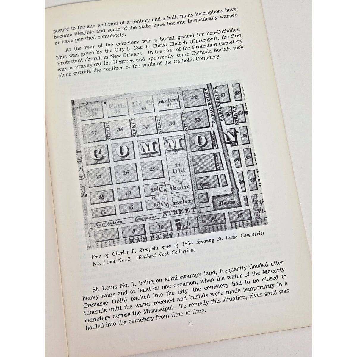 1973 The St. Louis Cemeteries of New Orleans Booklet Huber Wilson 10th Edition