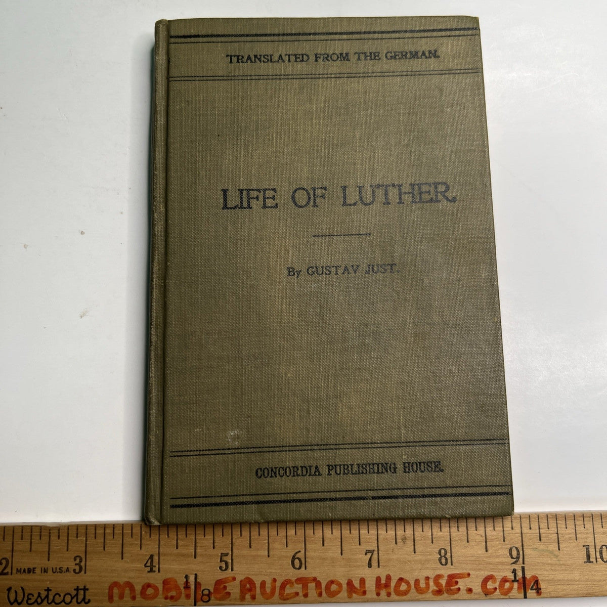 Life Of Luther 1905 HC by Gustav Just Concordia Publishing Illustrated
