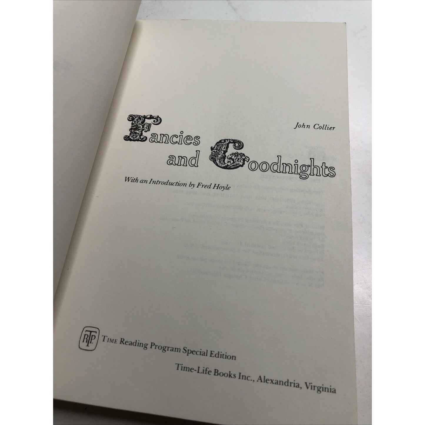 FANCIES AND GOODNIGHTS by John Collier Time Life Special Edition PB 1980