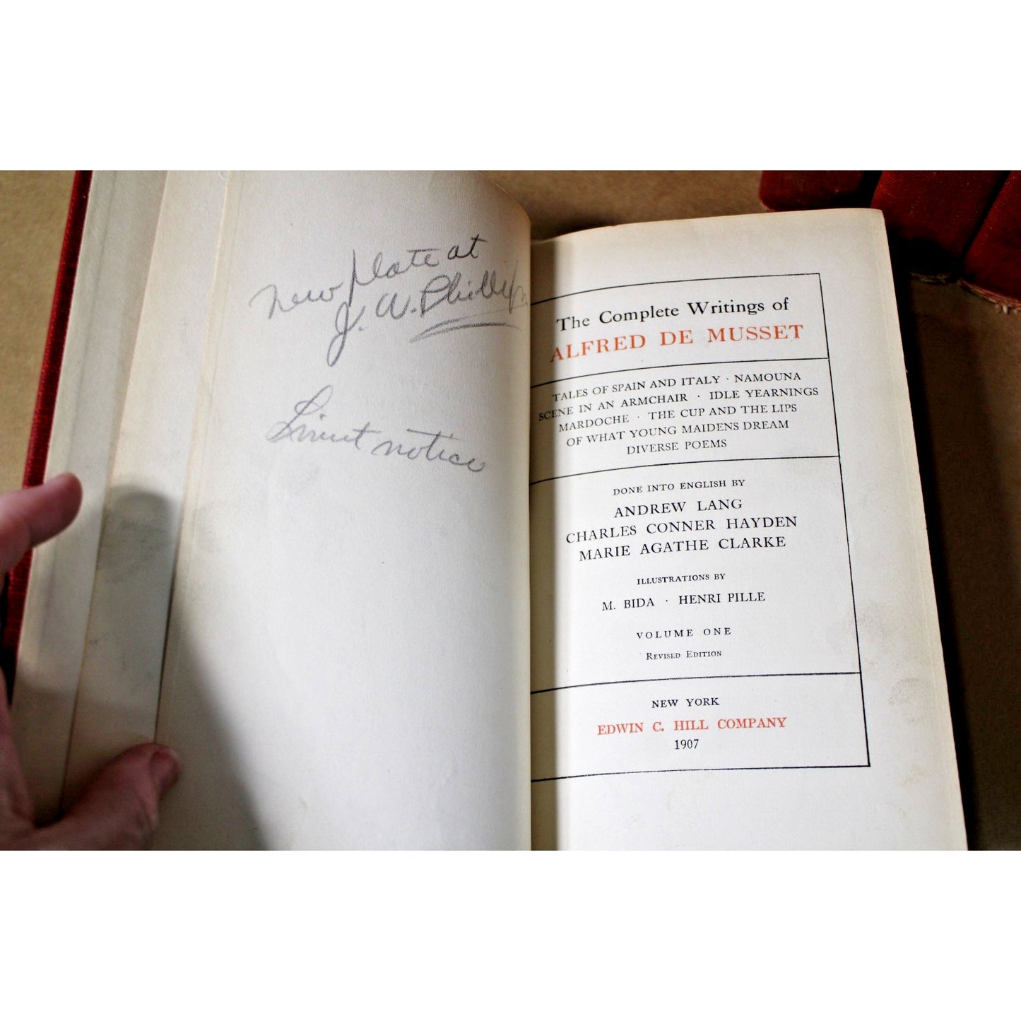 Books 1-8 and 10, The Complete Writings Of Alfred De Musset in Ten Volumes, 1907
