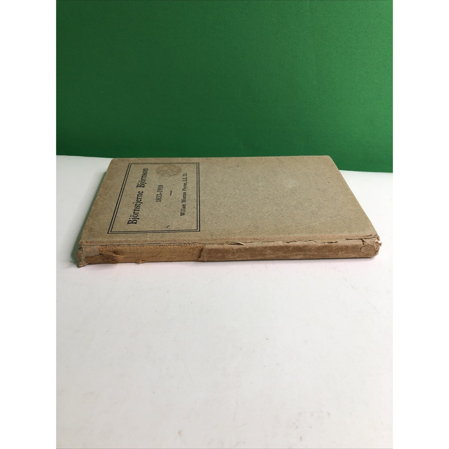 Bjornstjerne Bjornson 1832-1910 by William Morton Payne Published 1910 1st Ed.