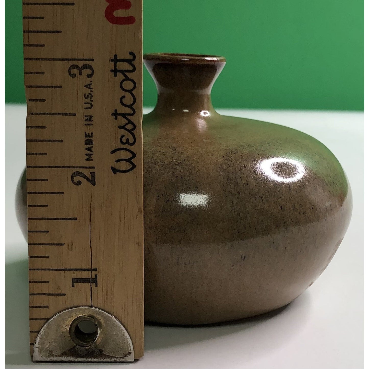 Vintage Rare J R COOPER POTTERY VASE HTF 1982 Canton Georgia