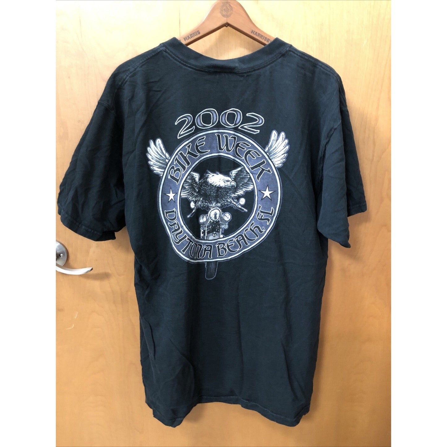 Vintage 2002 BIKE WEEK Daytona Beach Florida FL XL Tshirt Motorcycle