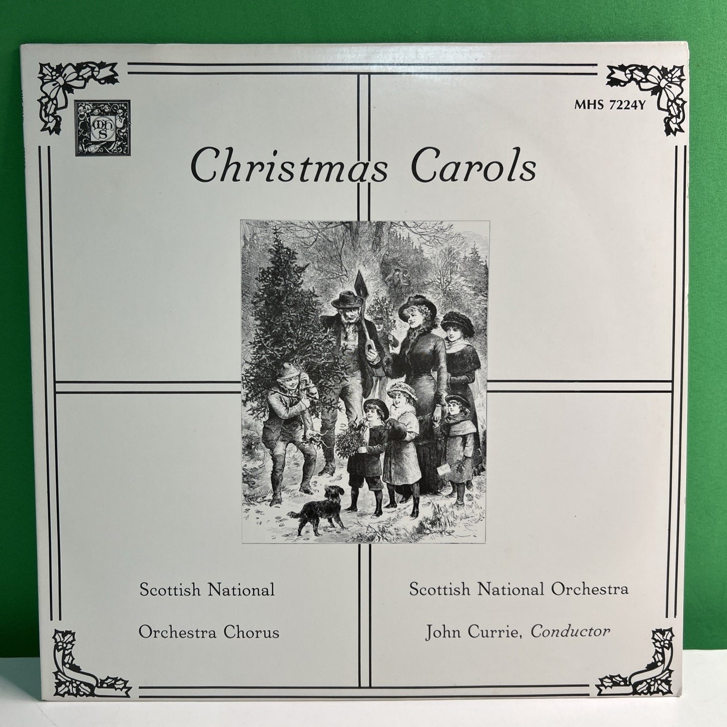 MHS 7224Y Christmas Carols Scottish National Orchestra Chorus 1985 LP Record