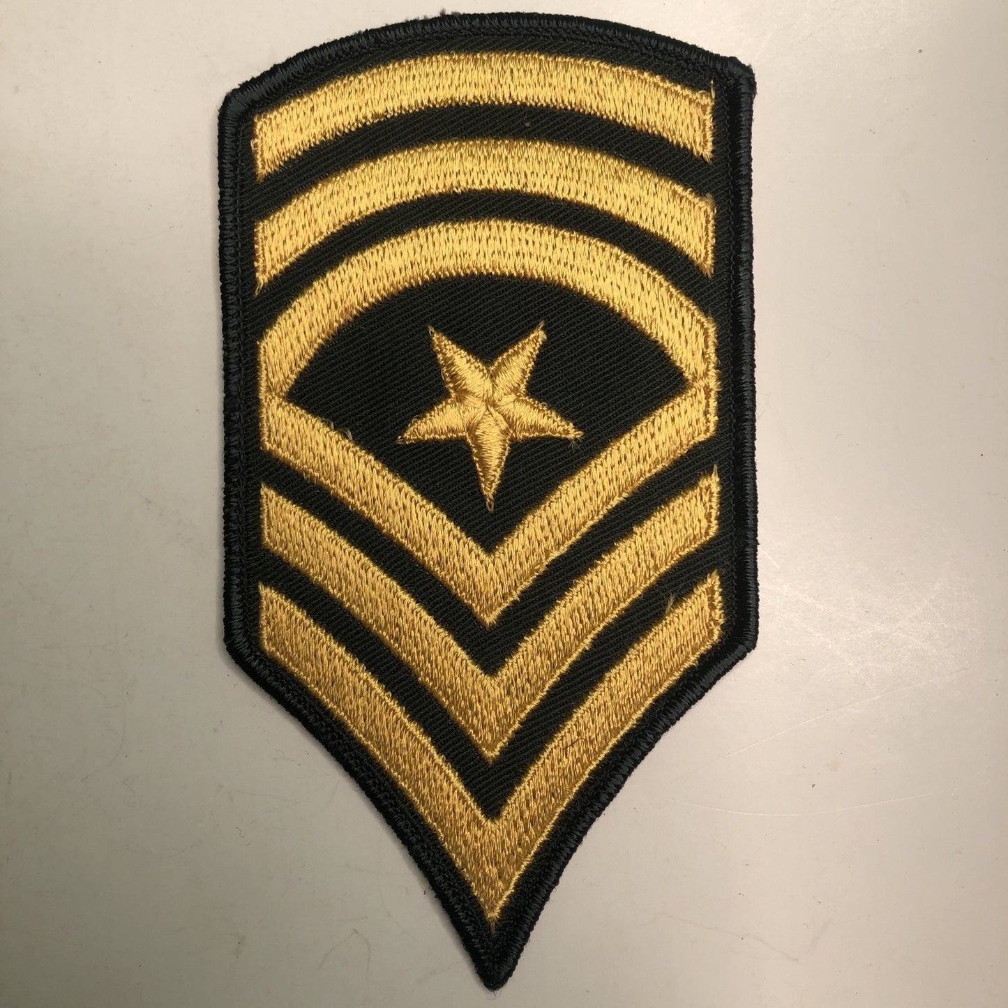 Vintage United States Army Sergeant Major Military Embroidered Patch