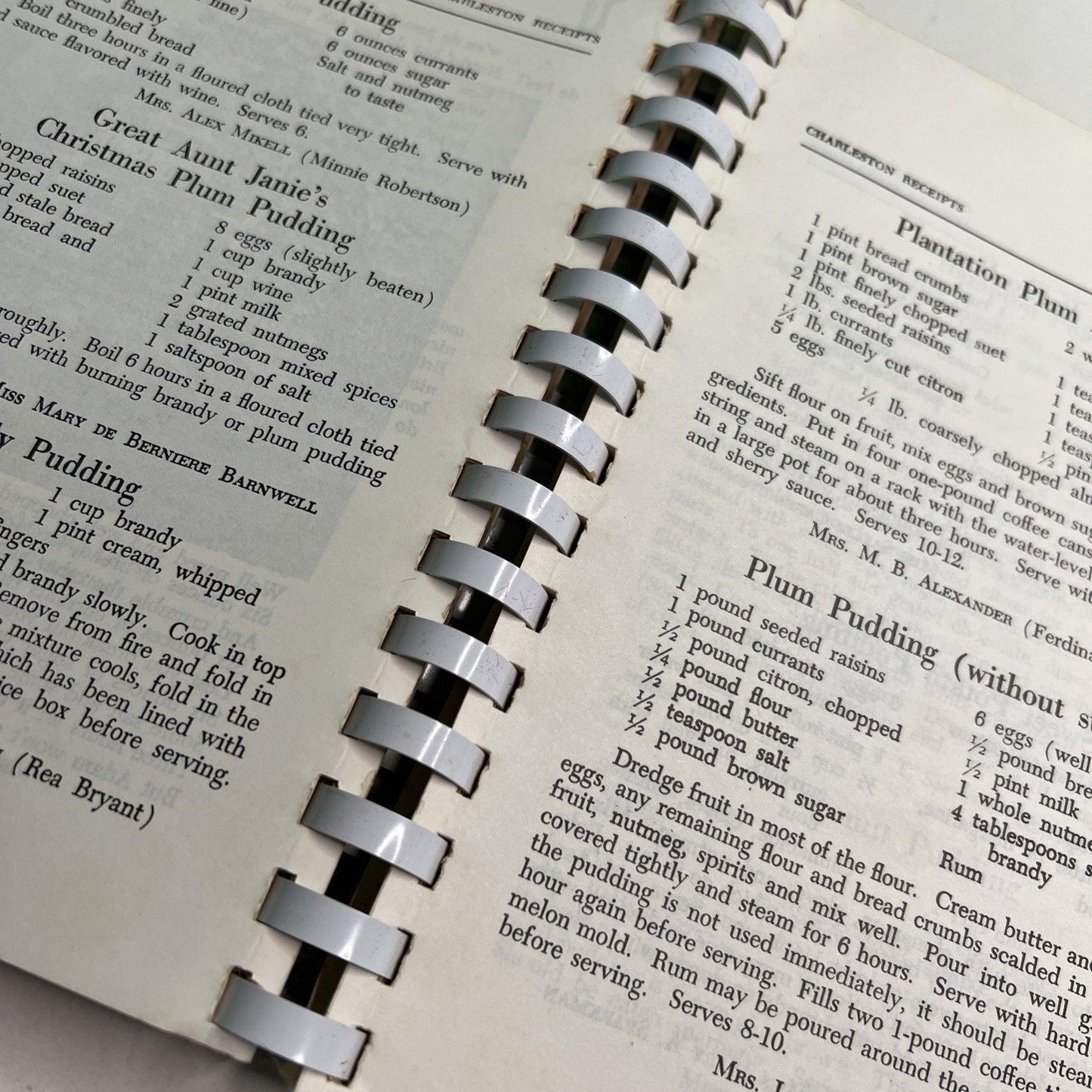 Charleston Receipts by the Junior League 1950 19th Printing 1974 Cookbook