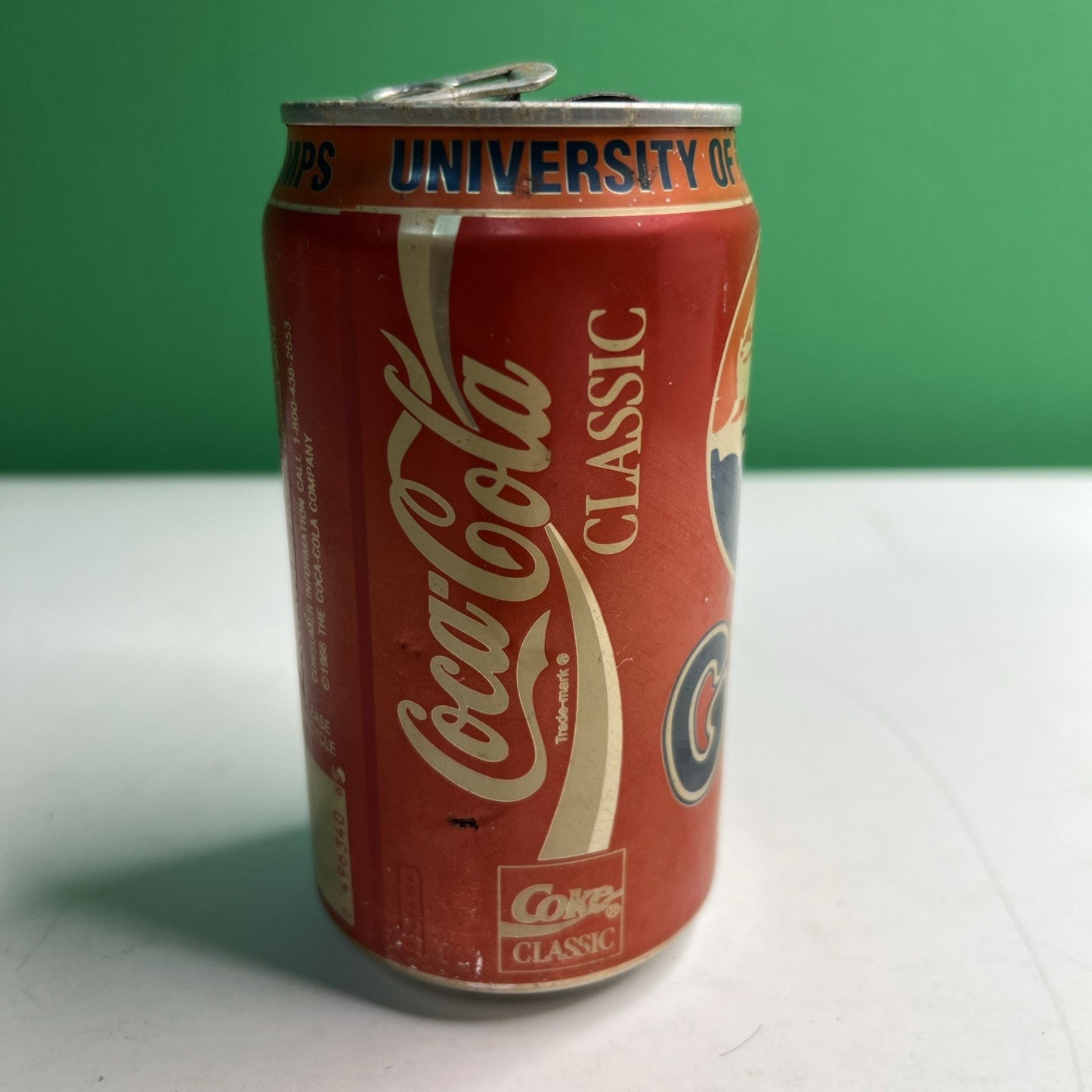 UNIVERSITY OF FLORIDA GATORS 1991 SEC CHAMP 12 OZ ALUMINUM COCA - COLA CAN Coke