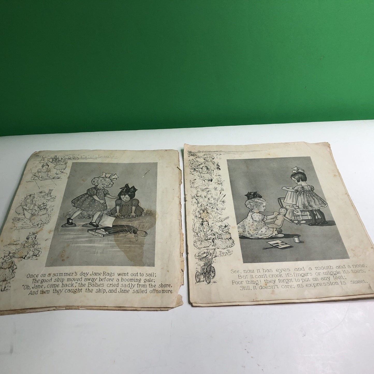 The Polka Dot Babies and Their Little Rag Doll by Edna Longest J.I. Austen 1908