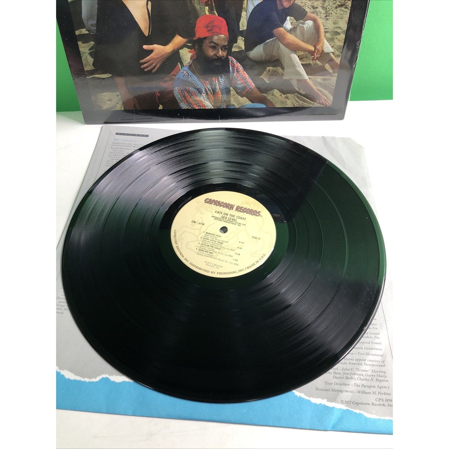 Sea Level- Cats On The Coast, 1977 LP Vinyl Record Original Shrink VG+