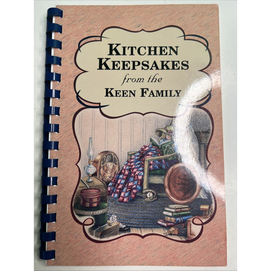 1995 Cookbook Kitchen Keepsakes From The Keen Family Recipes Illinois