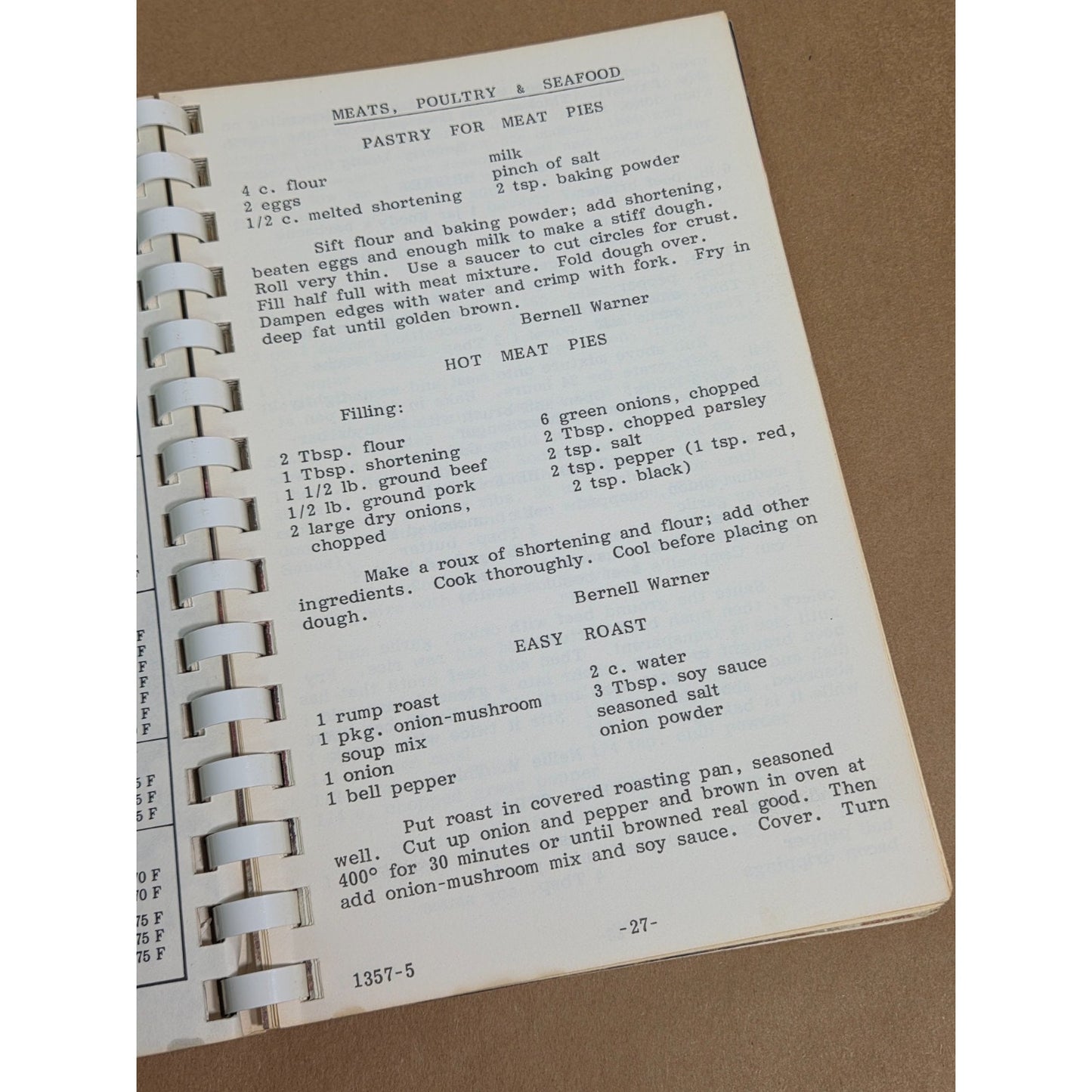 Vintage 1985 Gardner Baptist Church Louisiana Cookbook - Our Favorite Recipes