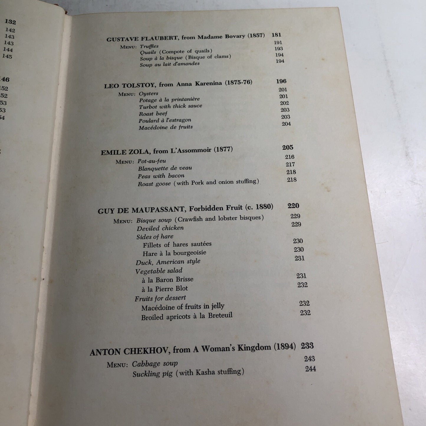 The Literary Gourmet Cookbook By Linda Wolfe First Printing 1962 HC