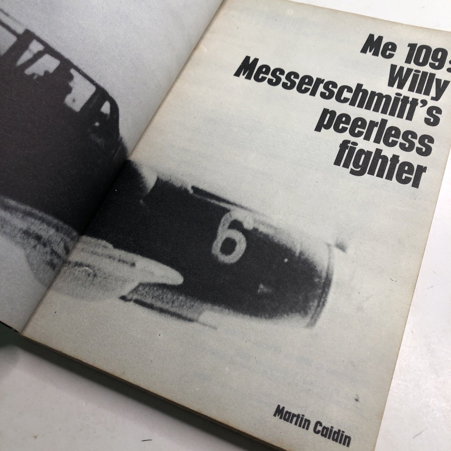 Me 109 Martin Caidin Ballantine's Illustrated History WW2 Weapons Book #4 1968