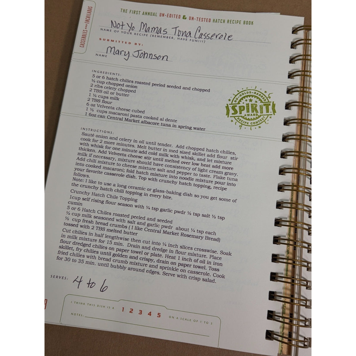 Rare Central Market 1st Annual Hatch Chile Pepper Recipe Book - 2007 Edition