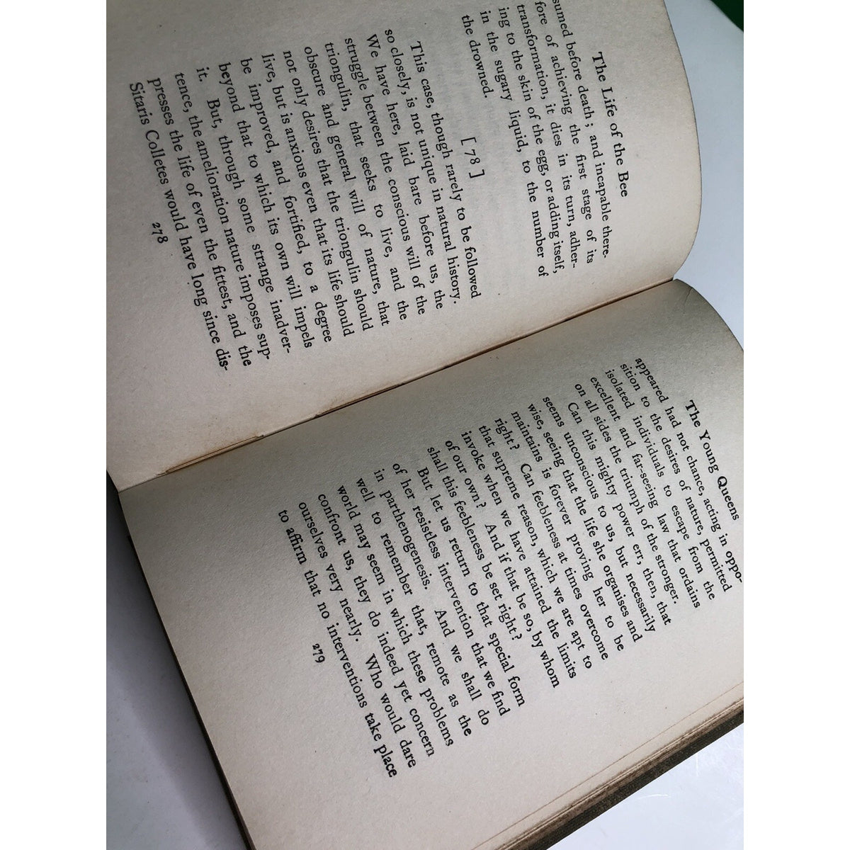 THE LIFE OF THE BEE ~ MAURICE MAETERLINCK ~ 1919 Hardcover Beekeeping