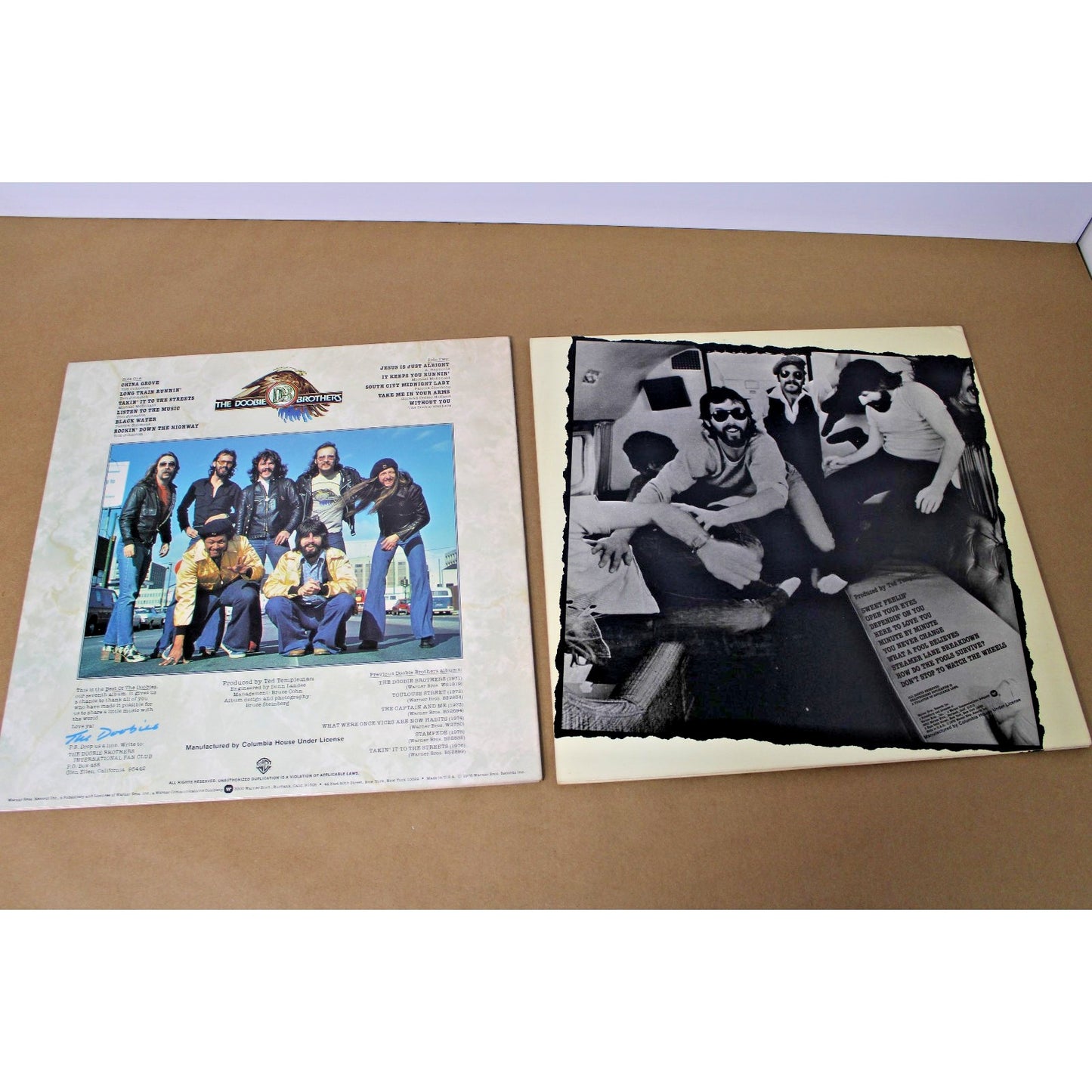 Two LP Doobie Brothers Lot, 1976 Best Of & 1978 Minute by Minute- Blue-Eyed Soul