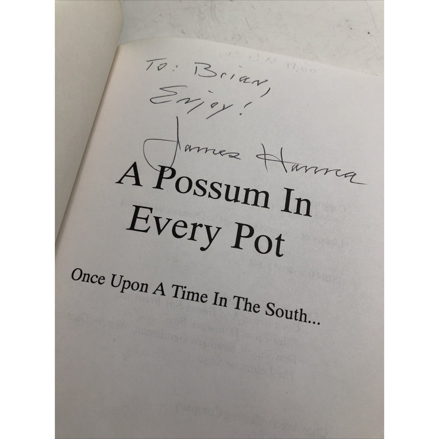 A Possum In Every Pot : Once Upon A Time In The South by James Milton Hanna PB