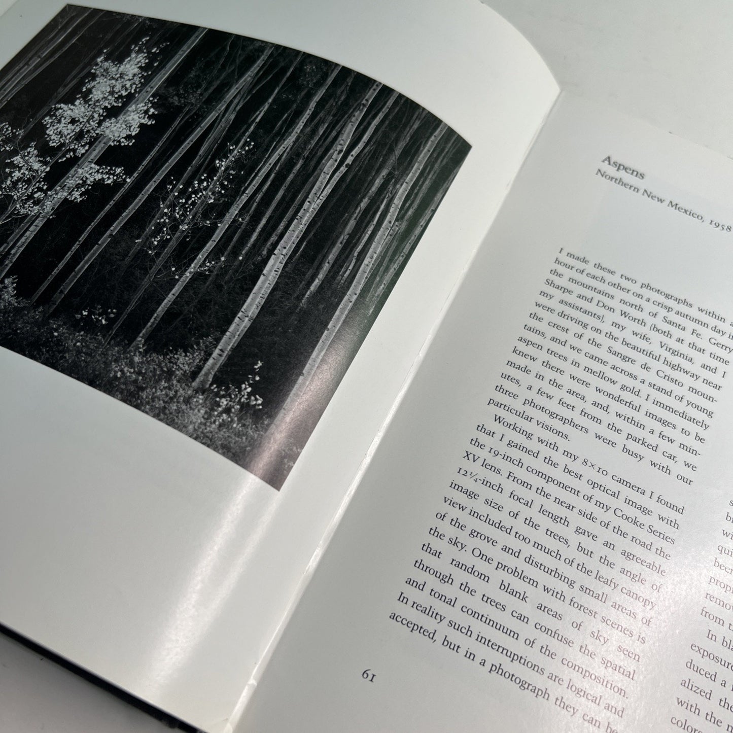 Ansel Adams EXAMPLES The Making of 40 Photographs First Edition 1986 HC DJ