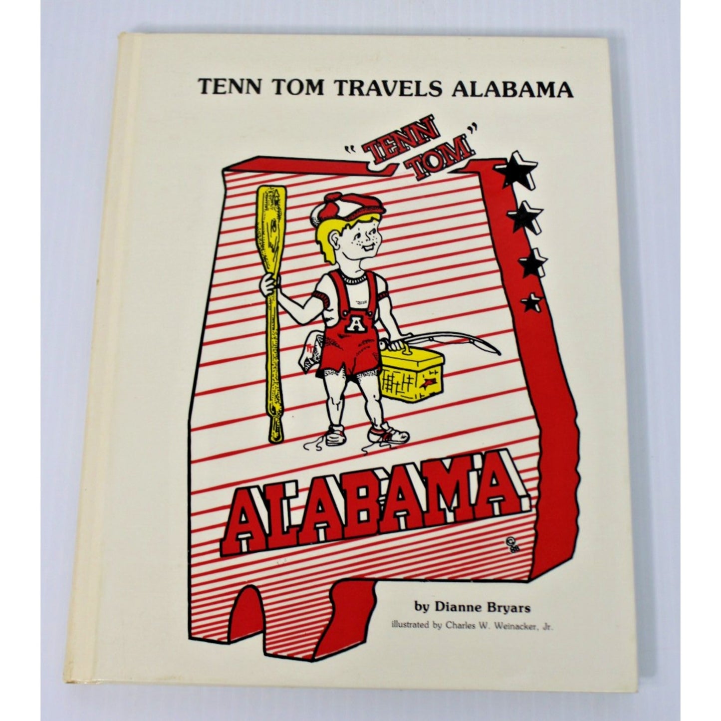 1990 1st Edition "Tenn Tom Travels Alabama" Dianne Bryars, Illustrated Weinacker