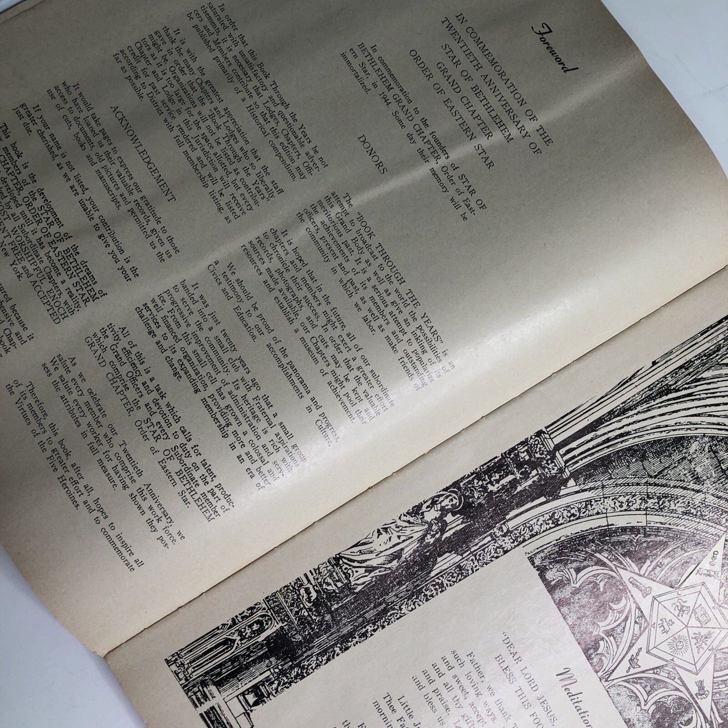 1944 1964 Book Of Years Eastern Star Of Bethlehem New York Yearbook Masonic