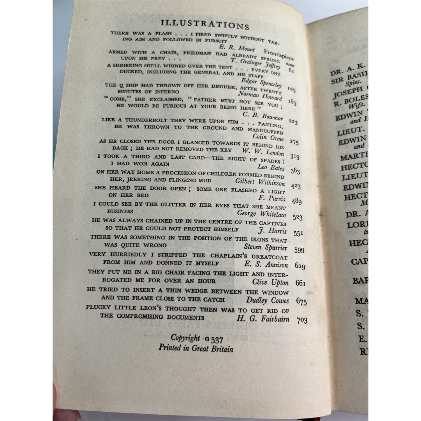 Fifty Amazing Secret Service Dramas, Odhams Press, Hardback