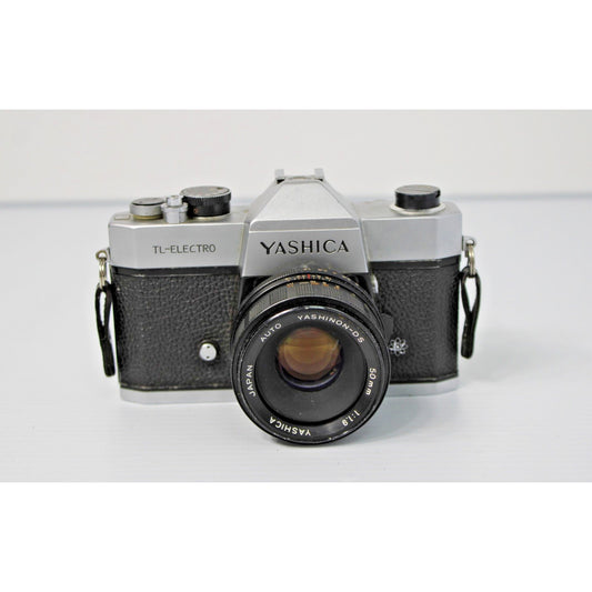 Vintage Yashica TL Electro 35mm SLR Film Camera with 50mm 1:1.9 Lens