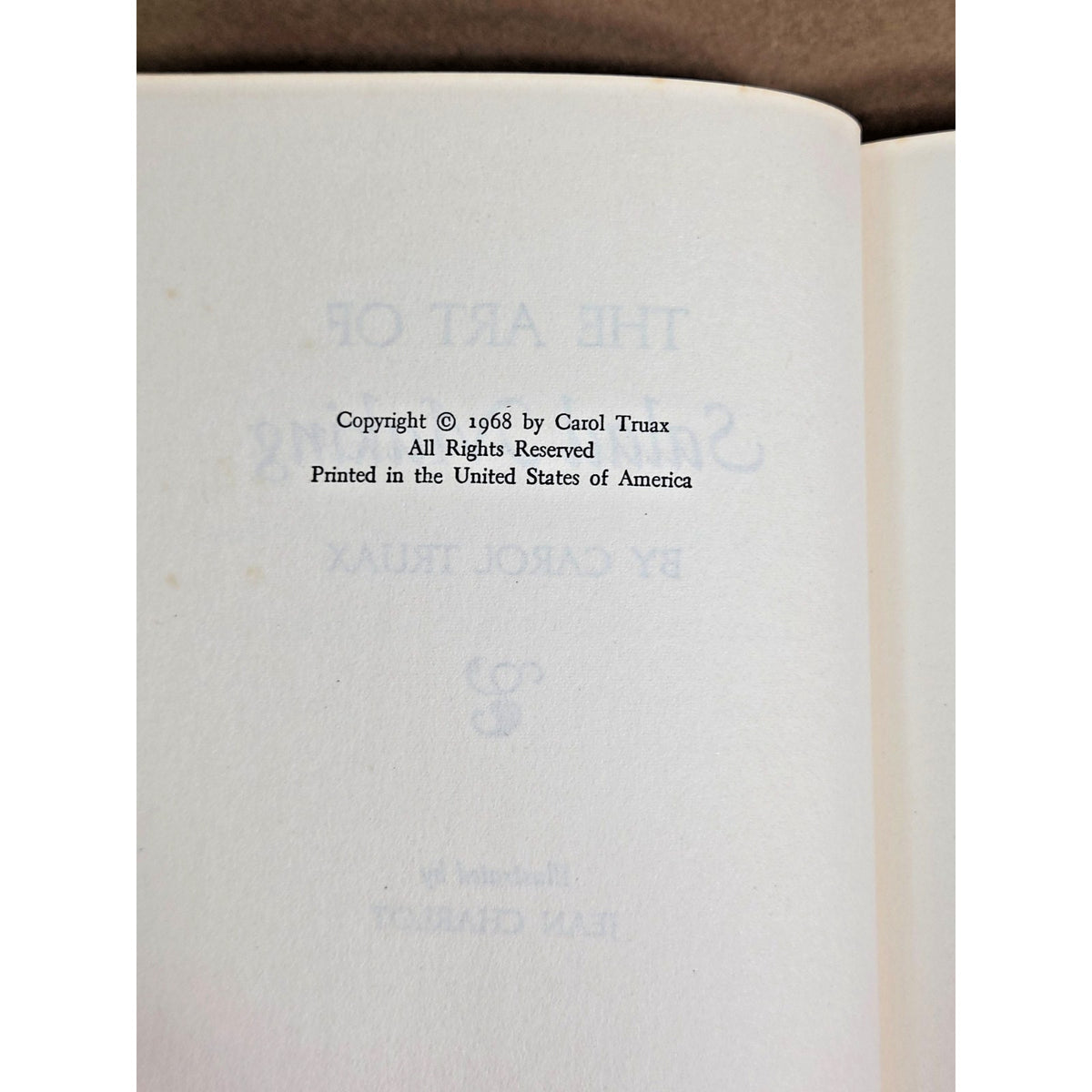 The Art of Salad Making Carol Truax Vtg 1968 Hardcover DJ Cookbook Recipes 1960s