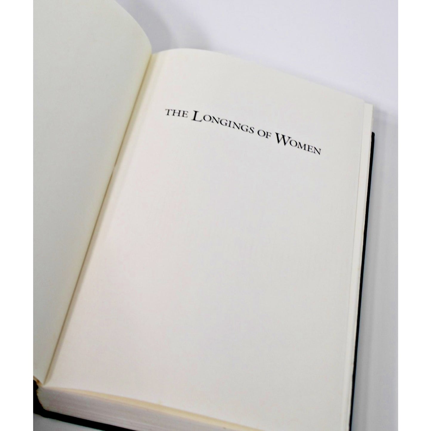 *Signed* The Longings of Women by Marge Piercy, 1994, HC/ DJ 1st Edition
