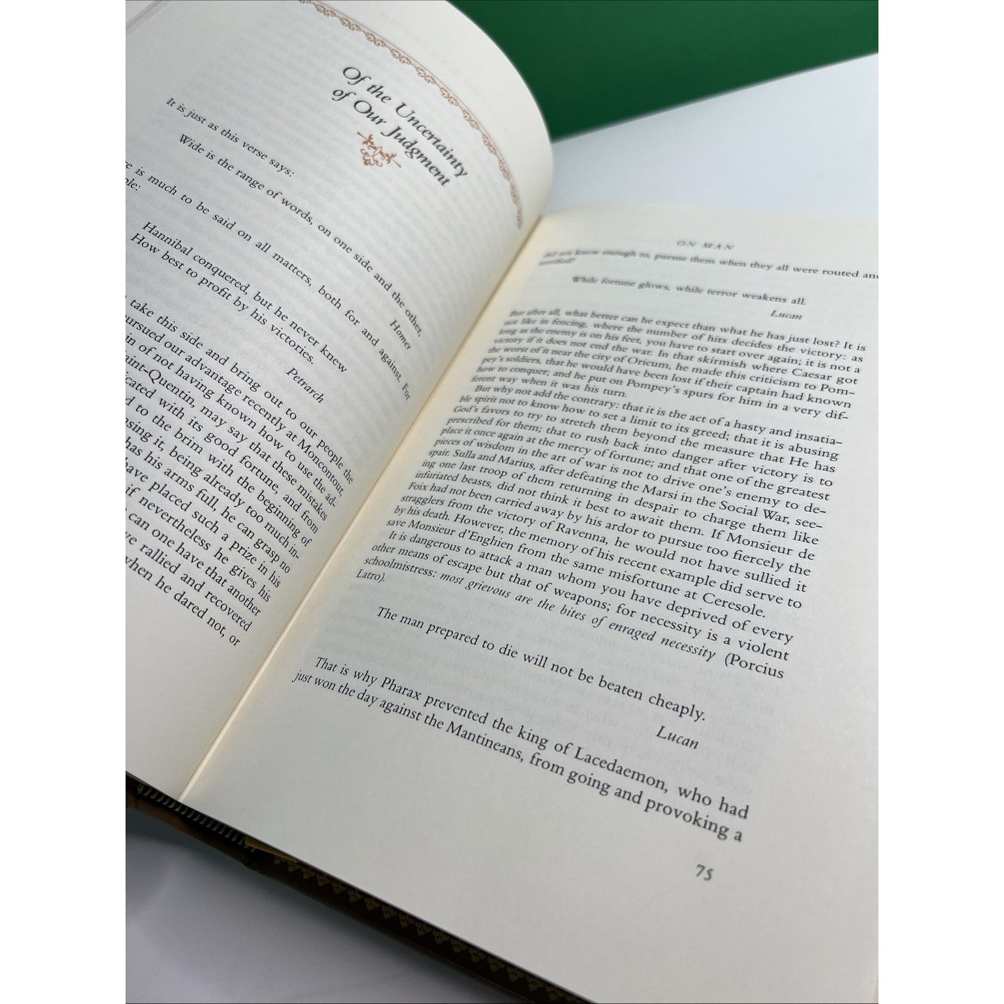 Franklin Library Oxford Great Books Selected Essays of Michel de Montaigne