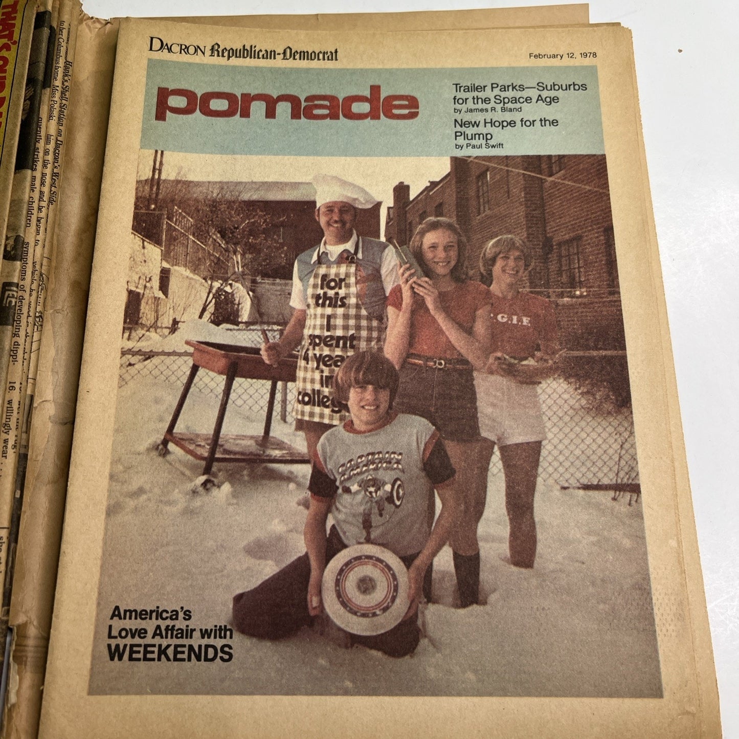 National Lampoon Sunday Newspaper Parody Sequel To 1964 High School Yearbook ￼