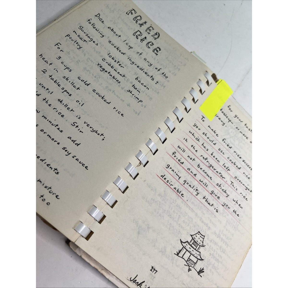 Bars To Stars Cookbook XVI U. S. Army Corps Omaha Nebraska Handwritten Recipes