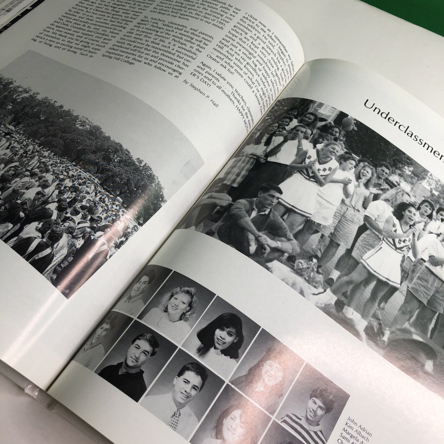 1990 - 1991 Spring Hill College Yearbook “The Big Picture” Mobile Alabama