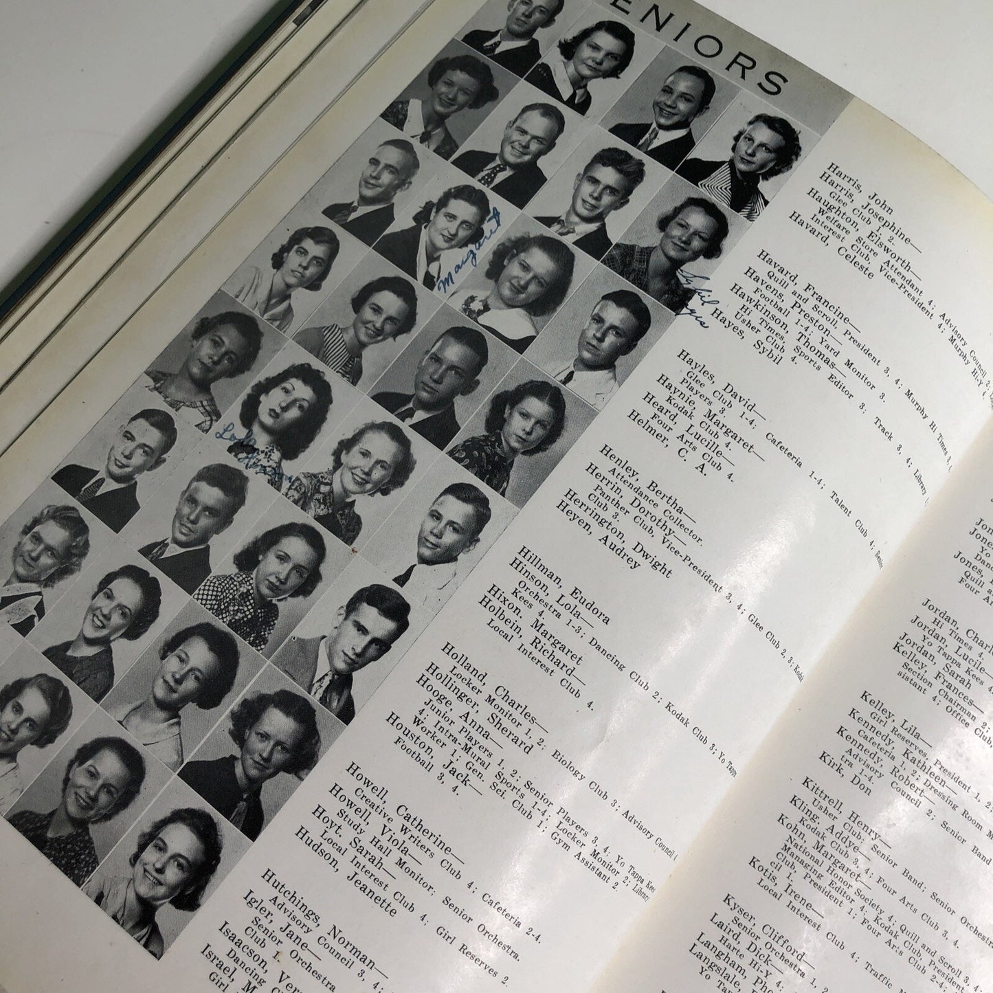 1937 Mohian Murphy High School Yearbook Mobile Alabama AL