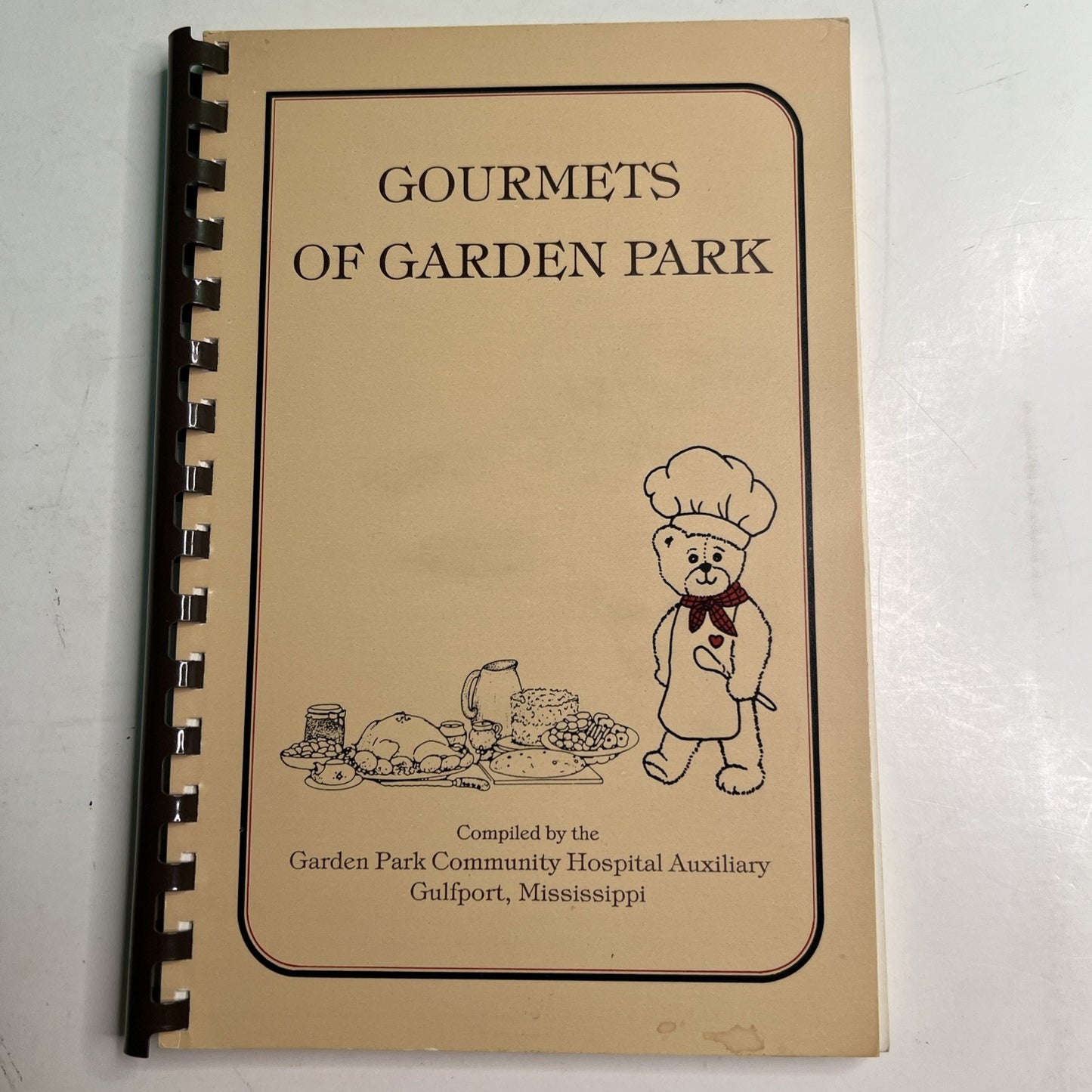 Gourmets Of Garden Park Cookbook Hospital Auxiliary Gulfport Mississippi 1987￼￼